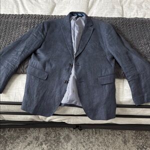 Men's Banana Republic Gray/Navy Blazer